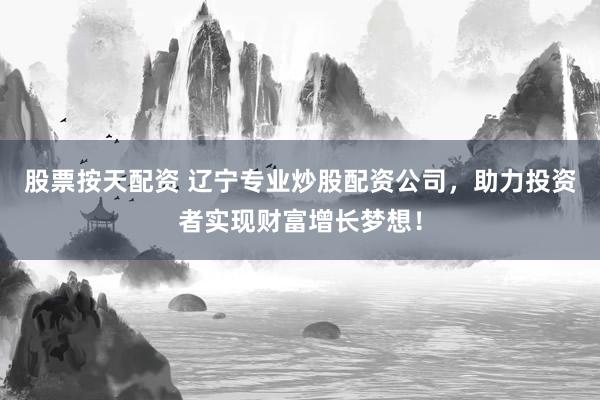 股票按天配资 辽宁专业炒股配资公司，助力投资者实现财富增长梦想！